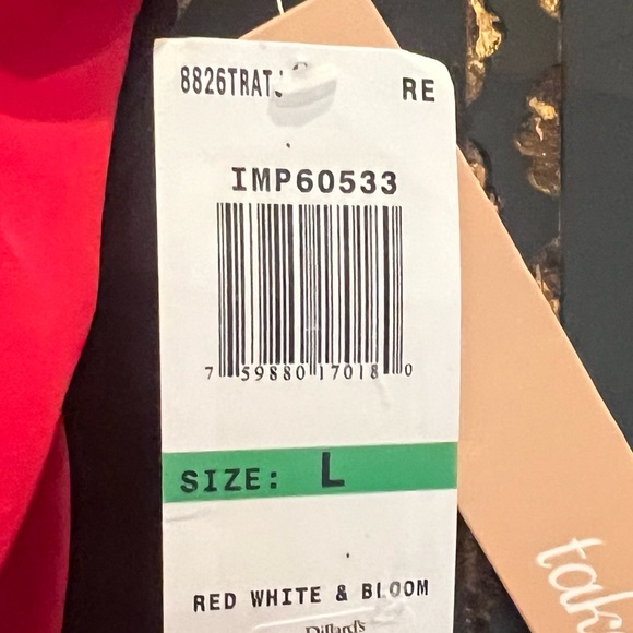 Takara red romper sz L large NWT - Picture 4 of 4